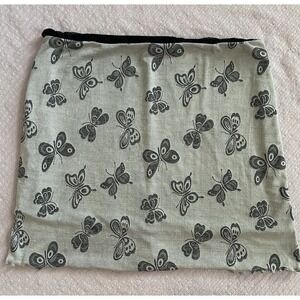 Y2K Butterfly Mini Skirt Grey XXL VTG No Brand Women's Layered Pull On 90s